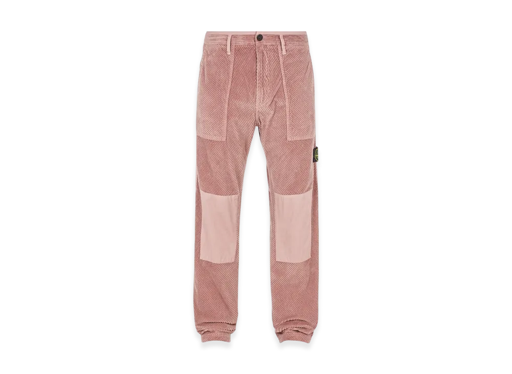 Stone Island 31711 Corduroy 400 Fatigue Pants - 22FW "Rose Pink"