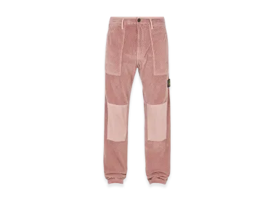 Stone Island 31711 Corduroy 400 Fatigue Pants - 22FW "Rose Pink"