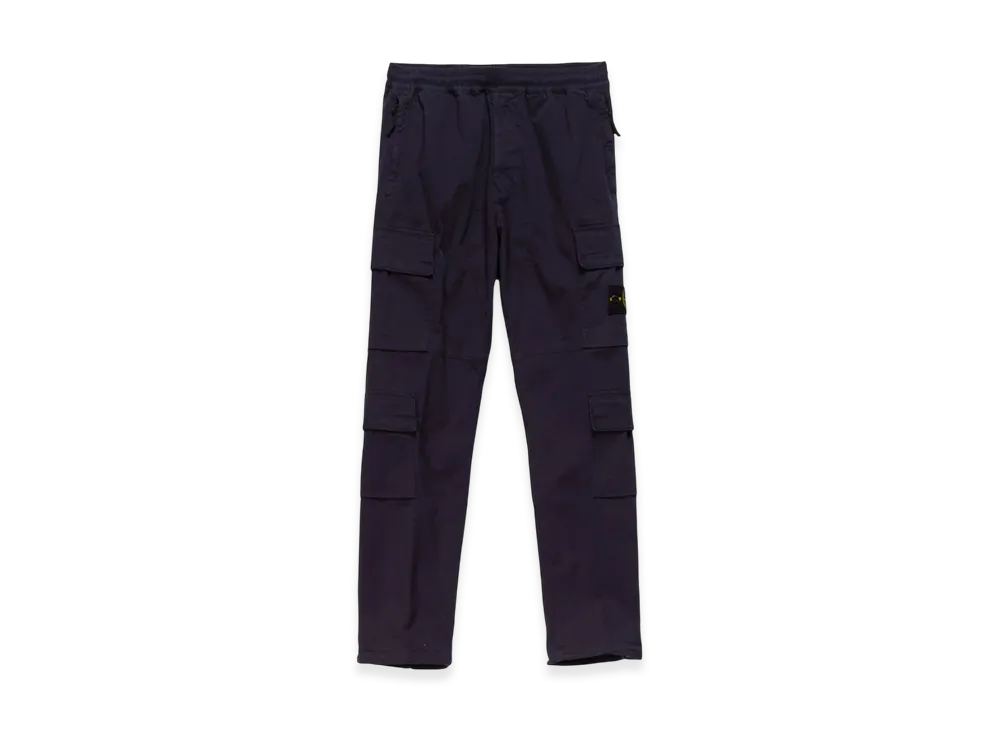 Stone Island 31710 Stretch Cotton Gabardine Pants - 20FW "Marine Blue"