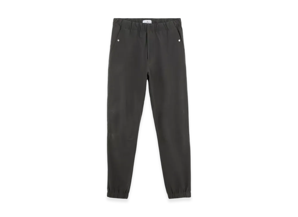 Stone Island 316G6 Bi-Stretch Wool Nylon Oxford Stone Island Stellina Joggers with Pockets - 24FW "Lead Grey"