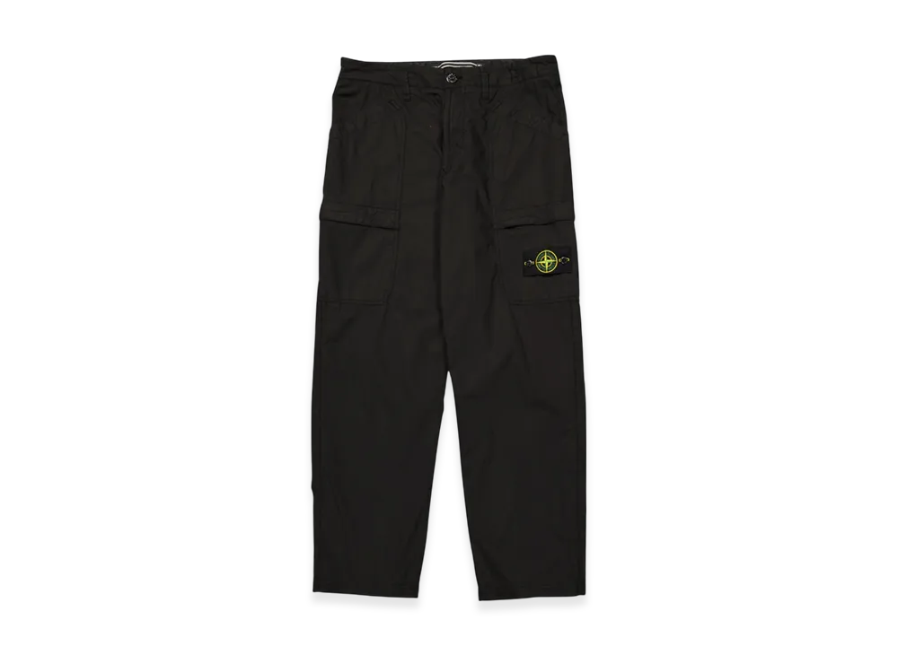 Stone Island 31603 Tela Paracadute Cargo Pants - 22SS "Black"