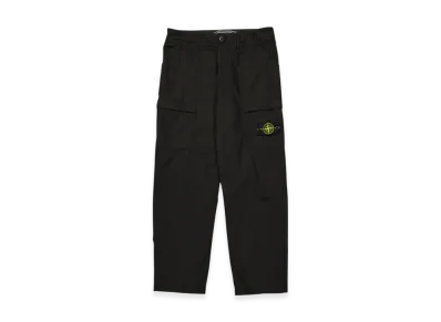 Stone Island 31603 Tela Paracadute Cargo Pants - 22SS "Black"