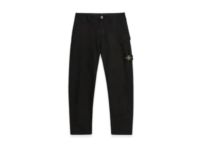 Stone Island 31512 Wappen Cotton Gabardine Chino Pants - 23FW "Black"