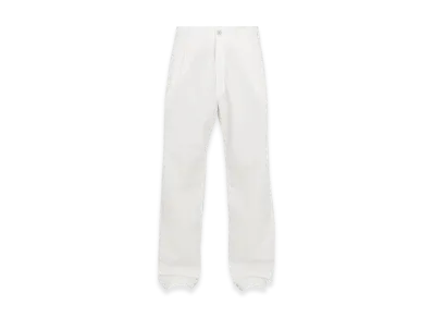 Stone Island 314X3 Plated Cotton Canvas Marina Chino Pants Loose Fit - 24SS "White"