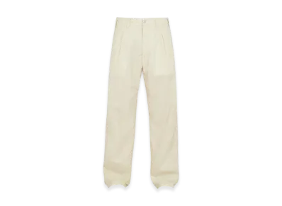 Stone Island 314X3 Plated Cotton Canvas Stone Island Marina Chino Pants Loose Fit - 24SS "Ecru"