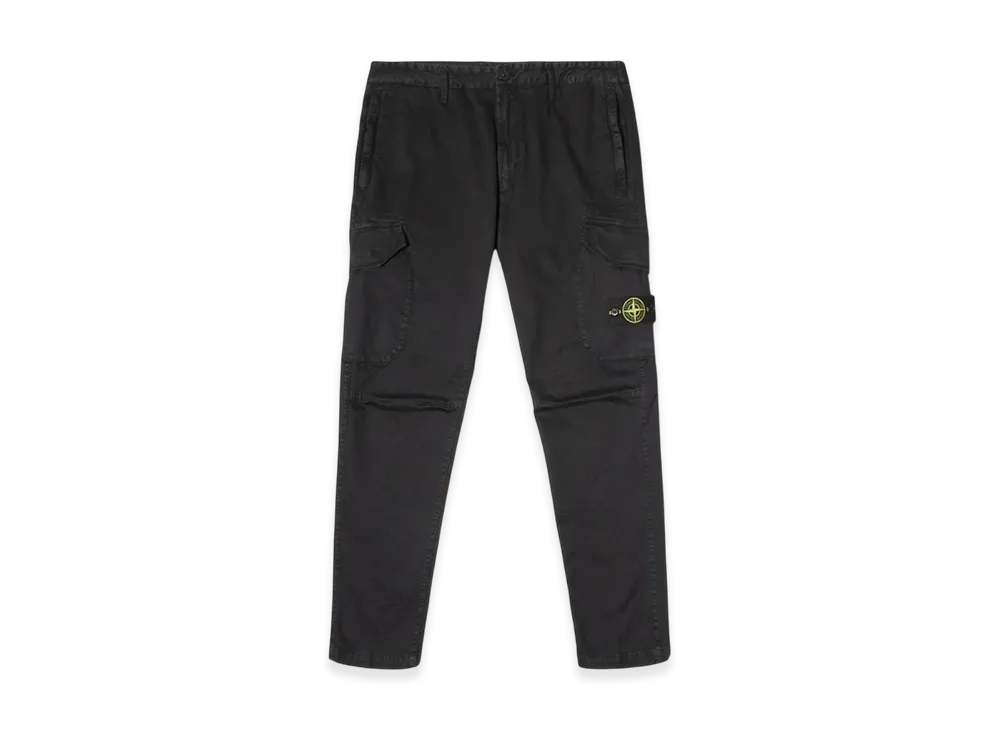 Stone Island 31304 Twill Cargo Pants - 20SS "Black"