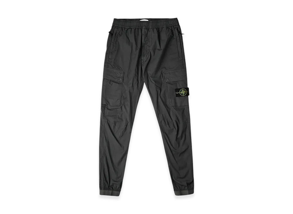 Stone Island 31303 Stretch Cotton Tela Paracadute Cargo Pants - 24SS "Dark Grey"
