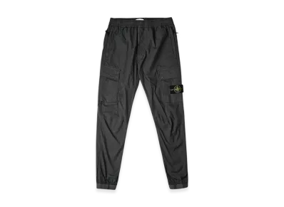 Stone Island 31303 Stretch Cotton Tela Paracadute Cargo Pants - 24SS "Dark Grey"