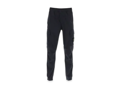 Stone Island 31303 Stretch Cotton Tela Paracadute Cargo Pants - 24SS "Navy Blue"