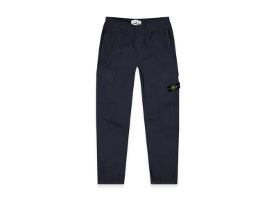 Stone Island 31303 Stretch Cotton Tela Paracadute Cargo Pants - 22SS "Navy Blue"