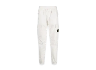 Stone Island 31303 Stretch Cotton Tela Paracadute Cargo Pants - 22SS "Ice"