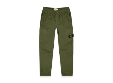 Stone Island 31303 Stretch Cotton Tela Paracadute Cargo Pants - 22SS "Olive Green"