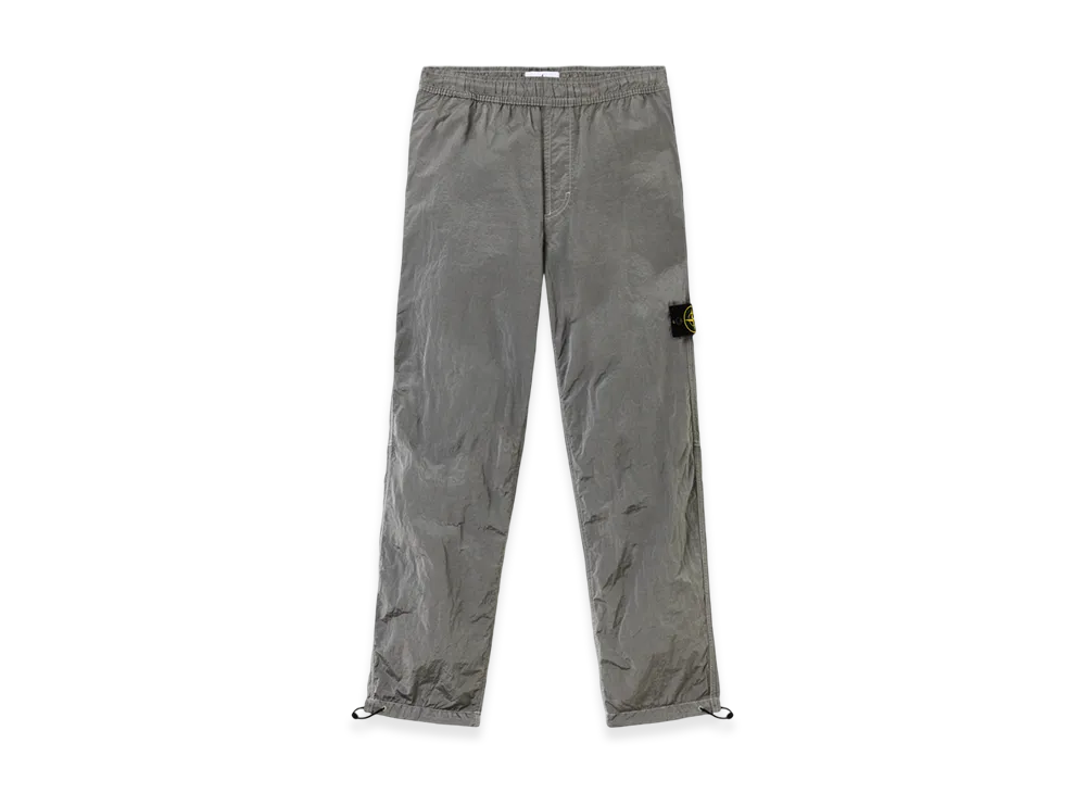Stone Island 3100005 Nylon Metal in Econyl Regular Fit Joggers with Nylon Mesh Lining - 25SS "Pearl Grey"