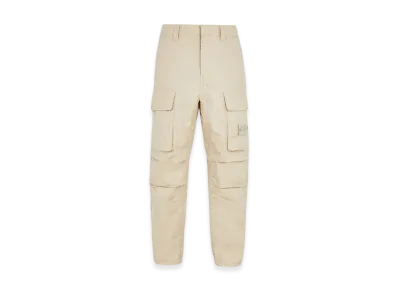 Stone Island 309F1 Weatherproof Cotton Canvas Ghost Piece Loose Fit Cargo Pants - 24SS "Beige"