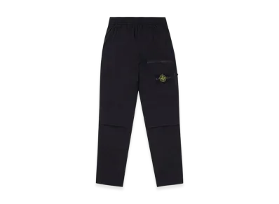 Stone Island 30803 Stretch Cotton Tela Paracadute Garment Dyed Cargo Pants - 22SS "Black"