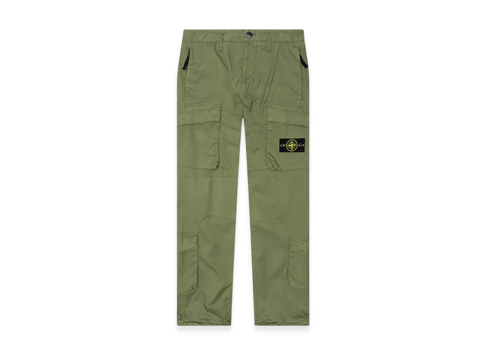 Stone Island 30719 Supima Cotton Twill Stretch-TC Cargo Pants - 22SS "Olive Green"