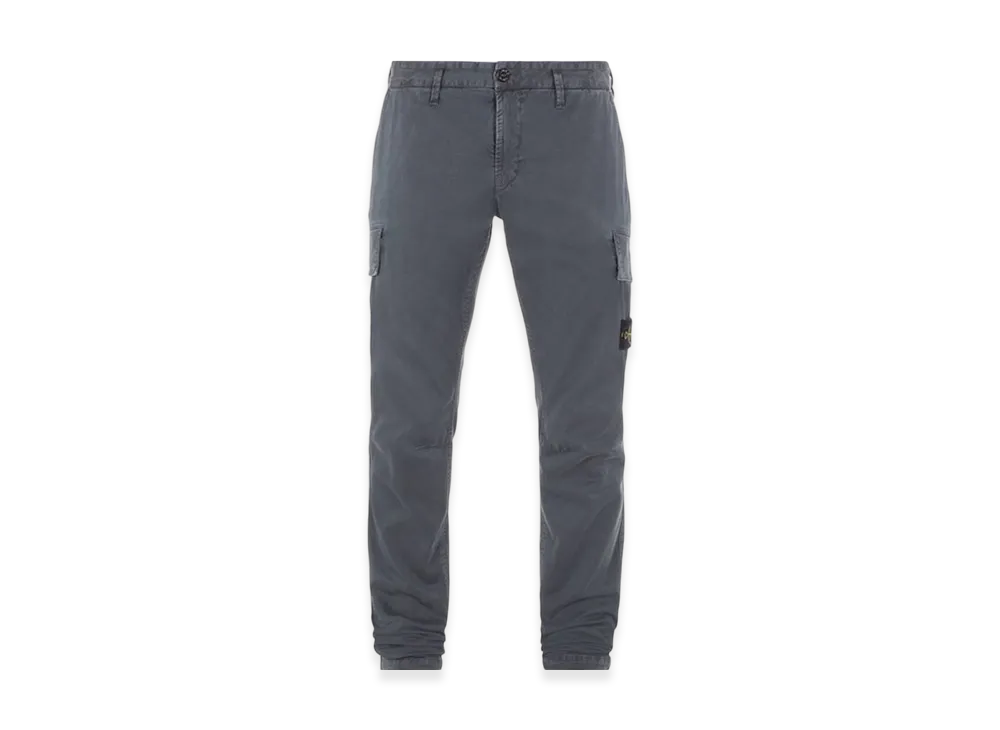 Stone Island 306L1 T.CO+OLD Stretch Broken Twill Cotton Cargo Trousers - 22FW "Steel Grey"