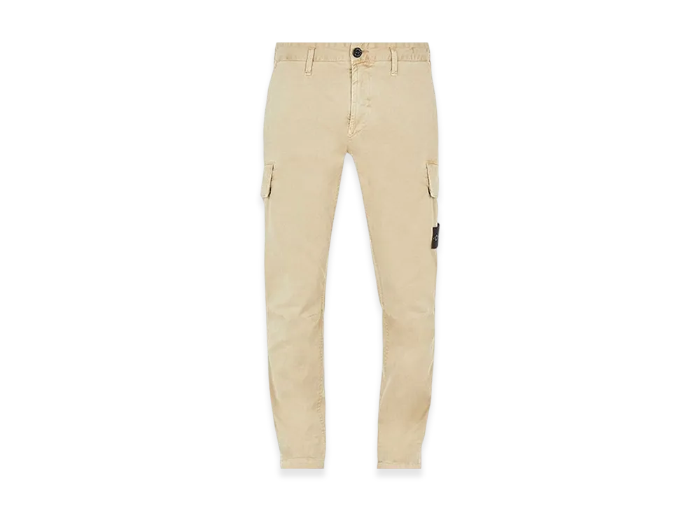 Stone Island 306L1 T.CO+OLD Stretch Broken Twill Cotton Cargo Trousers - 22FW "Beige"