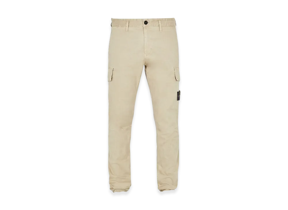 Stone Island 30604 Old Treatment Skinny Fit Cargo Pants - 24SS "Sand"