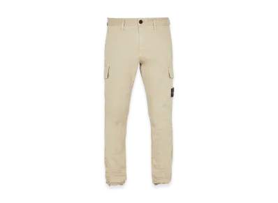 Stone Island 30604 Old Treatment Skinny Fit Cargo Pants - 24SS "Sand"