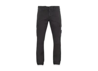 Stone Island 30604 Old Treatment Skinny Fit Cargo Pants - 24SS "Black"