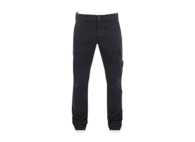 Stone Island 30604 Old Treatment Skinny Fit Cargo Pants - 24SS "Blue"
