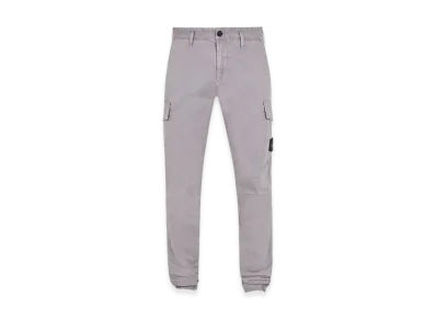 Stone Island 30604 Old Treatment Skinny Fit Cargo Pants - 24SS "Dust Grey"