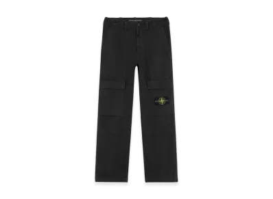 Stone Island 30601 Panama Cotton Old Effect Relaxed Fit Cargo Pants - 24FW "Lead Grey"