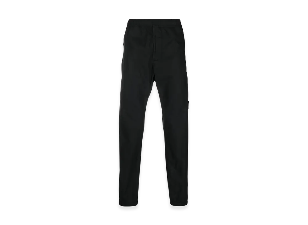 Stone Island 30503 Light Stretch Cotton Canvas Fatigue Trousers - 23SS "Black"