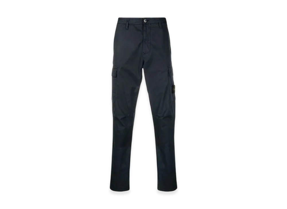 Stone Island 30419 Stretch Cotton Twill Cargo Pants - 22SS "Navy Blue"