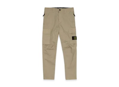 Stone Island 30410 Cotton Garment Dyed Cargo Pants - 22FW "Beige"