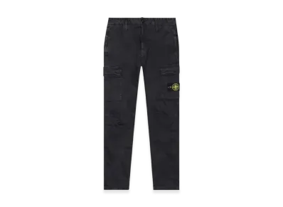 Stone Island 30404 Stretch Broken Twill Garment Dyed Old Treatment Cargo Pants - 22SS "Steel Grey"