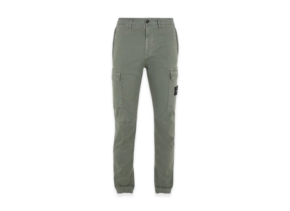Stone Island 30404 Old Treatment Regular Fit Cargo Pants - 24SS "Musk Green"