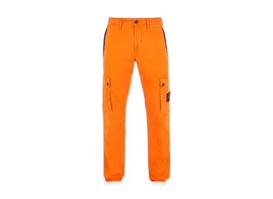 Stone Island 303WA Old Treatment Slim Fit Cargo Pants - 24SS "Orange"