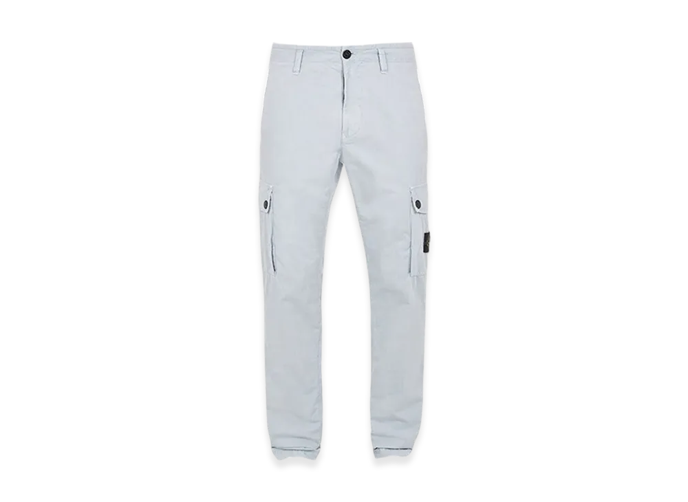 Stone Island 303WA Old Treatment Slim Fit Cargo Pants - 24SS "Sky Blue"