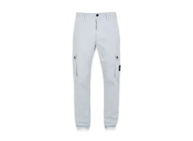 Stone Island 303WA Old Treatment Slim Fit Cargo Pants - 24SS "Sky Blue"