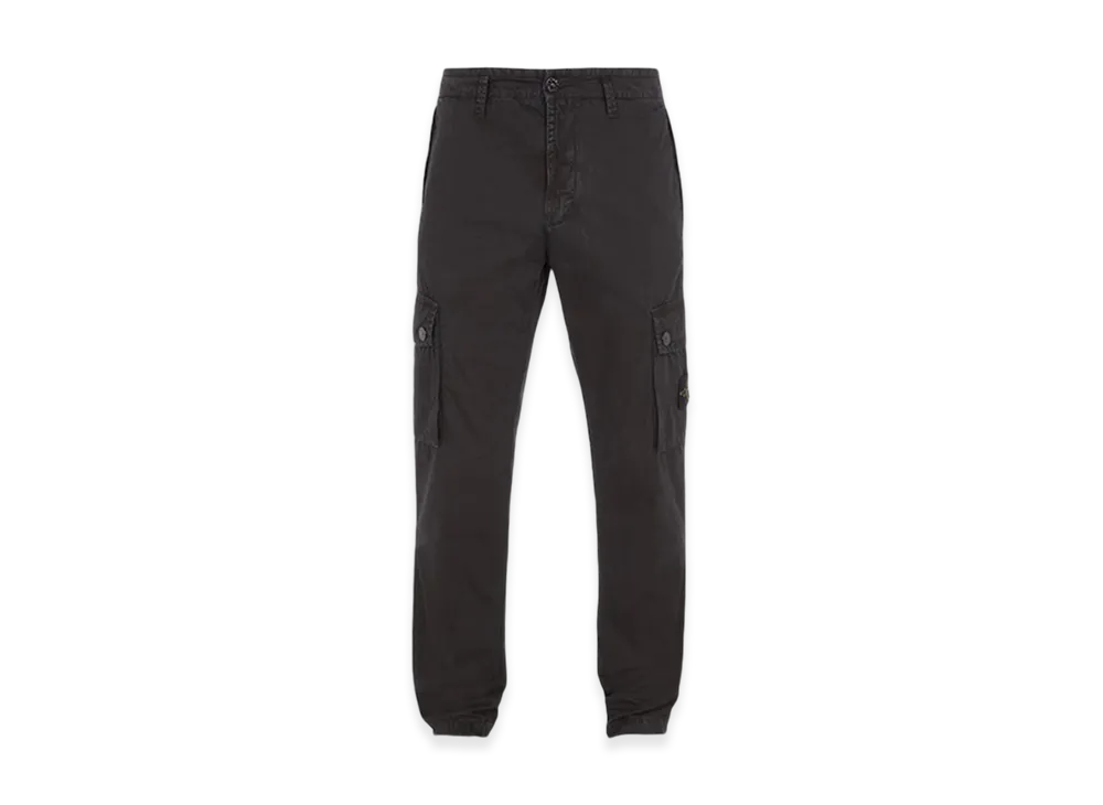 Stone Island 303WA Old Treatment Slim Fit Cargo Pants - 24SS "Black"