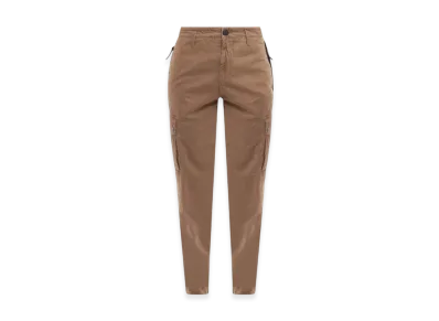 Stone Island 303WA Brushed Cotton Canvas Garment Dyed Cargo Pants - 23SS "Bark"