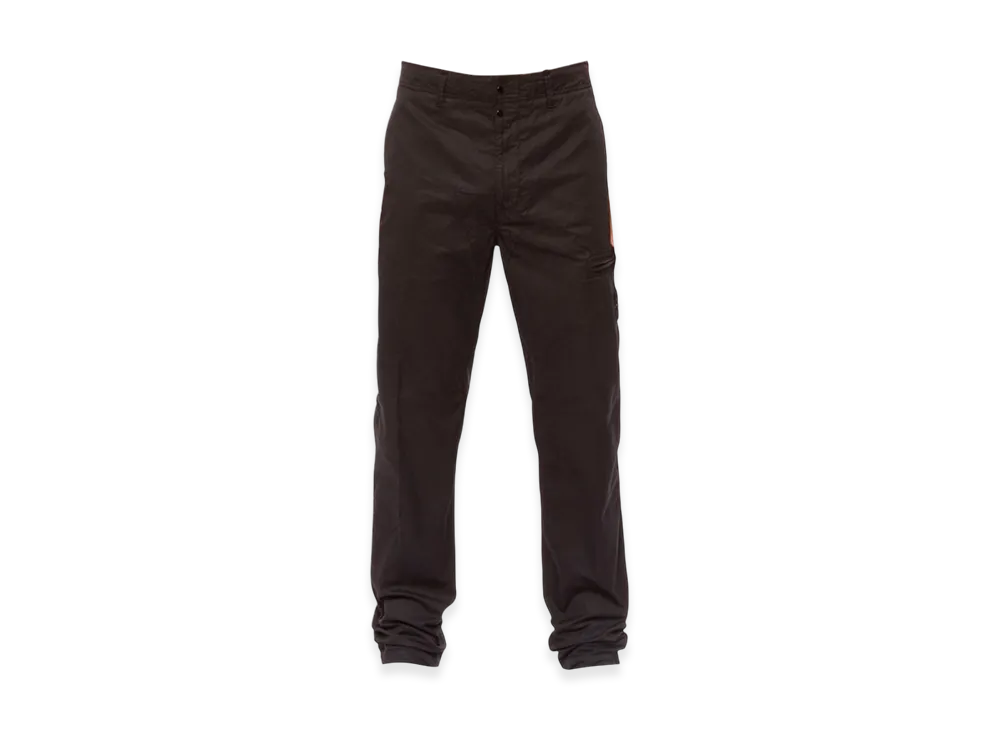 Stone Island 30110 Stretch Cotton Gabardine Garment Dyed Fatigue Trousers - 22FW "Black"