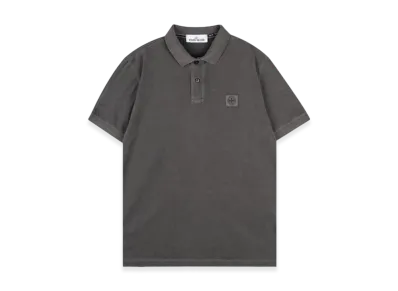 Stone Island 2SC67 Pigment Dyed Short Sleeve Polo Shirt - 23SS "Steel Grey"