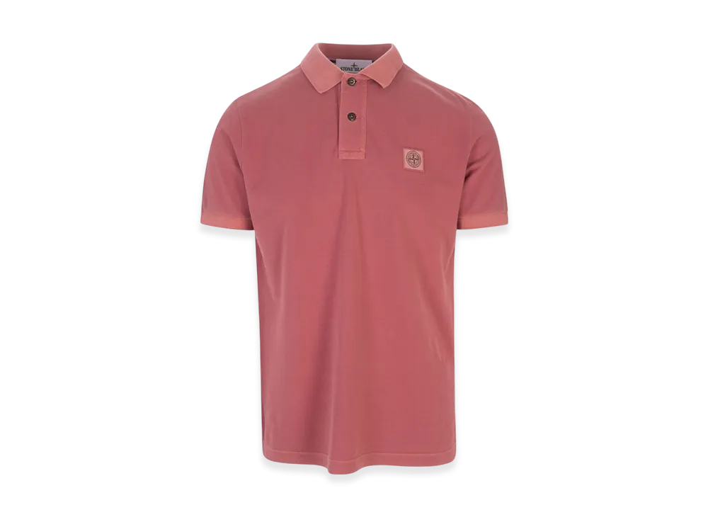 Stone Island 2SC67 Pigment Dyed Short Sleeve Polo Shirt - 23SS "Cyclamen"