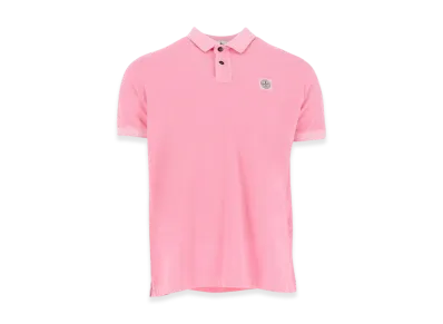 Stone Island 2SC67 Pigment Dyed Short Sleeve Polo Shirt- 23SS "Pink"