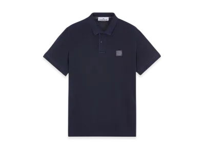 Stone Island 2SC67 Pigment Dyed Short Sleeve Polo Shirt - 24SS "Navy Blue"
