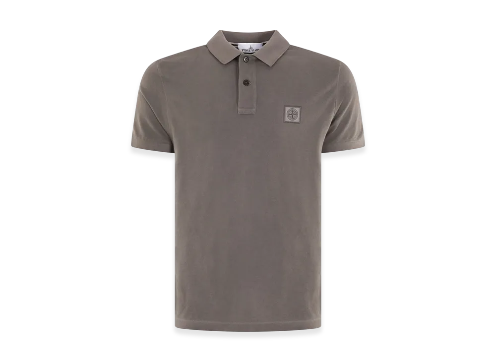 Stone Island 2SC67 Pigment Dyed Short Sleeve Polo Shirt Steel Grey - 24SS "Steel Gray"