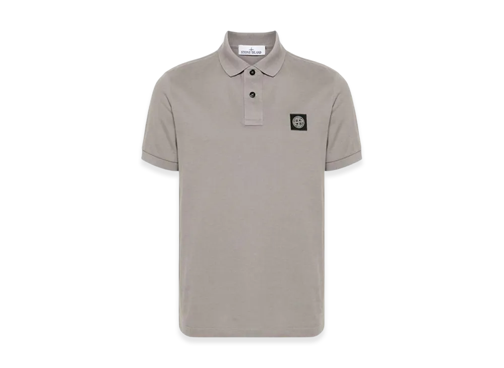 Stone Island 2SC17 Stretch Cotton Pique Polo Shirt - 24SS "Dove Grey"