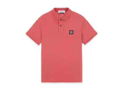 Stone Island 2SC17 Stretch Cotton Pique Polo Shirt - 23SS "Cyclamen"