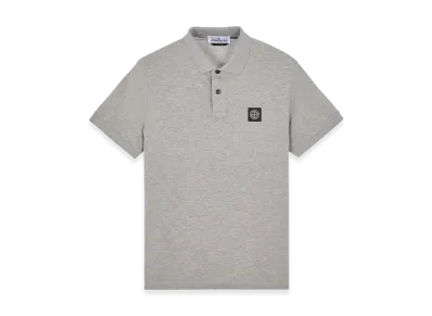 Stone Island 2SC17 Stretch Cotton Pique Polo Shirt - 23SS "Dust Melange"