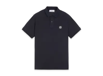 Stone Island 2SC17 Stretch Cotton Pique Polo Shirt - 23FW "Navy Blue"