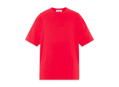 Stone Island 2RCCB Cotton Jersey Garment Dyed Short Sleeve T-Shirt - 24SS "Red"