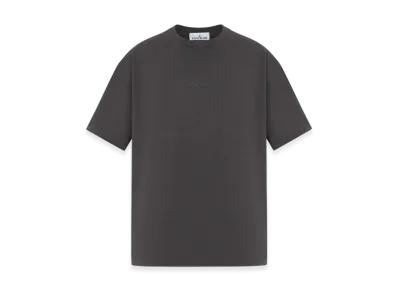 Stone Island 2RCCB Cotton Jersey Garment Dyed Short Sleeve T-Shirt - 24SS "Lead"